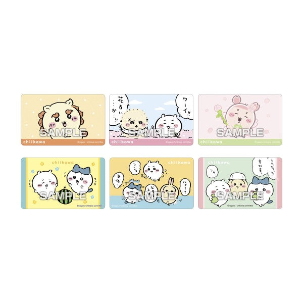 Chikawa deco sticker 4 with gum (box of 20 packs) ちいかわ 小可愛 吉伊卡哇 Chiikawa Something Small and Cute