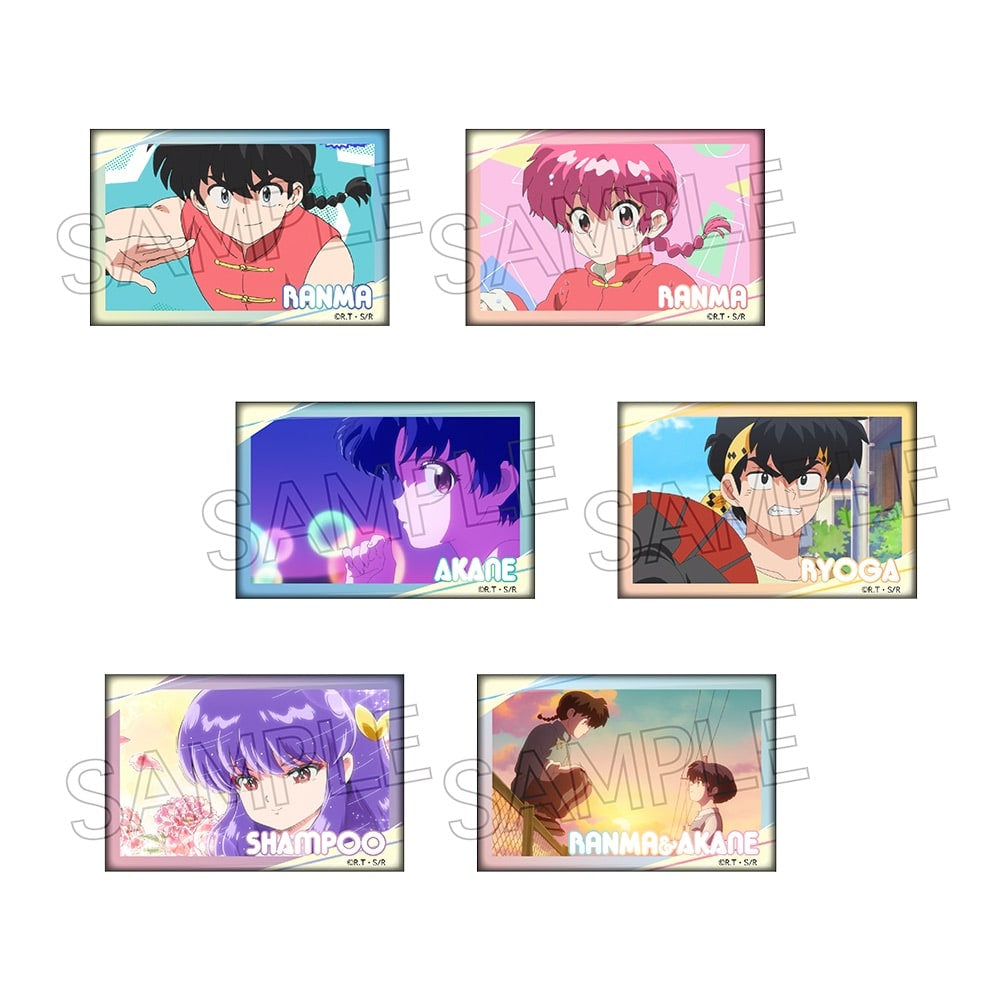 Ranma 1/2 Square Can Badge (set of 6) 亂馬 襟章 徽章