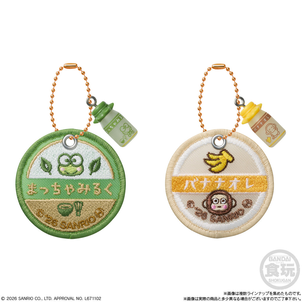 SANRIO CHARACTERS MILK CAPS SHEER CHARM & CHOCO BOLO (pack of 10) 三麗鷗