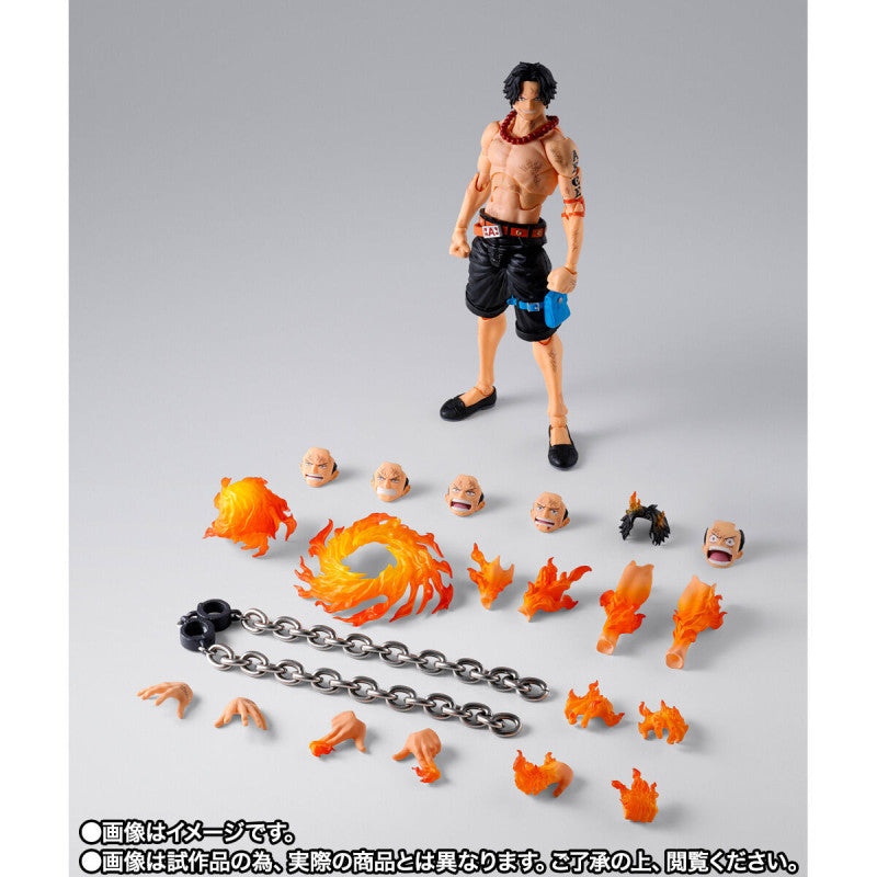 S.H.Figuarts PORTGAS・D・ACE - MARINEFORD 海賊王 艾斯