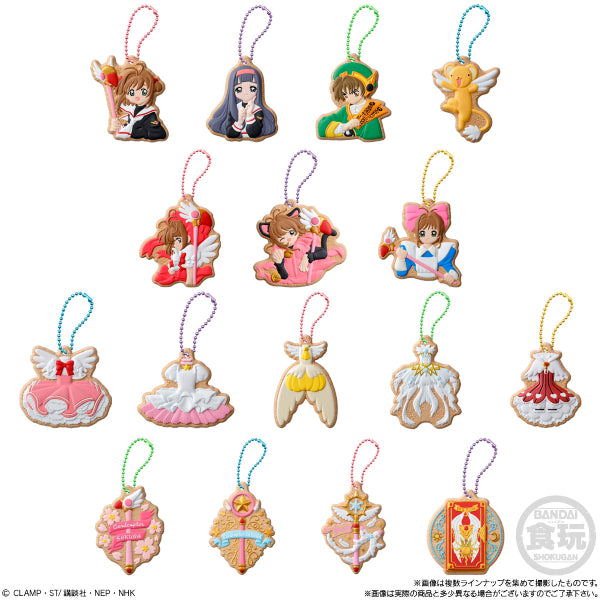 CARD CAPTOR SAKURA COOKIE CHARMCOT W/O GUM (box of 14) 百變小櫻 鎖匙扣 吊飾 掛飾