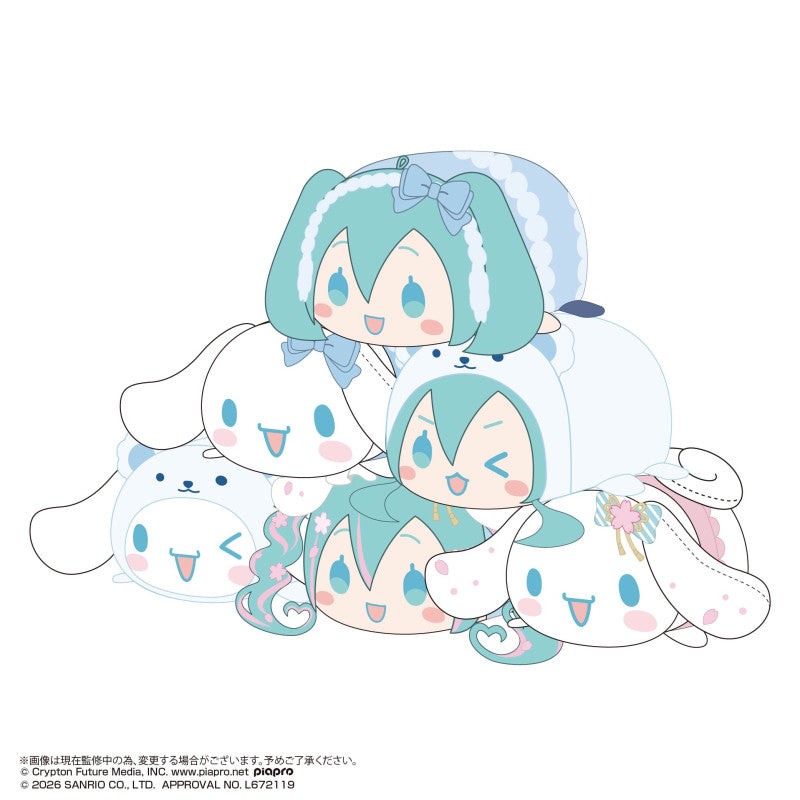 初音未來 x 玉桂狗 POTEKORO 公仔 第4彈 (一盒6個)