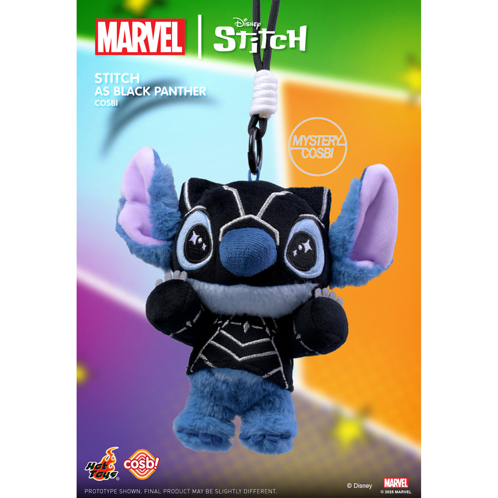 Marvel Stitch - Cosbi Plush Keychain Collection (box of 6) 史迪仔 史迪奇 扮嘢小魔星