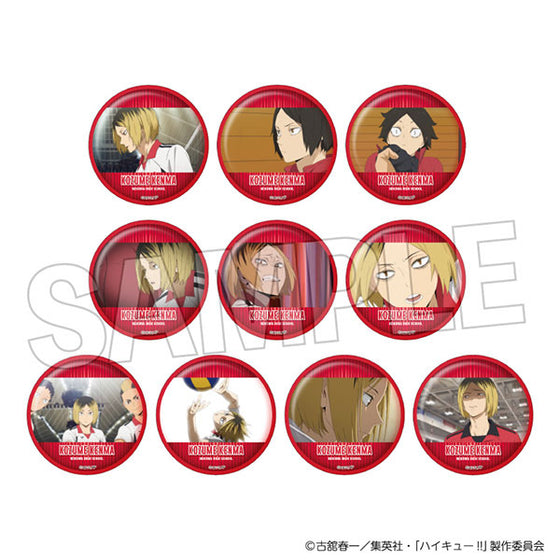 Haikyu!! Trading Badge 3 Kenma Kozume (pack of 10) 排球少年 孤爪 研磨 襟章