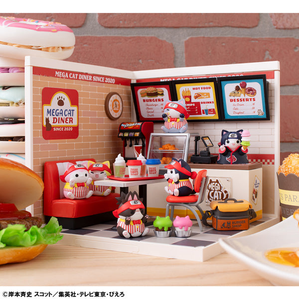 MEGA CAT PROJECT NARUTO Nyaruto! MEGACAT DINER (set of 6) 火影忍者