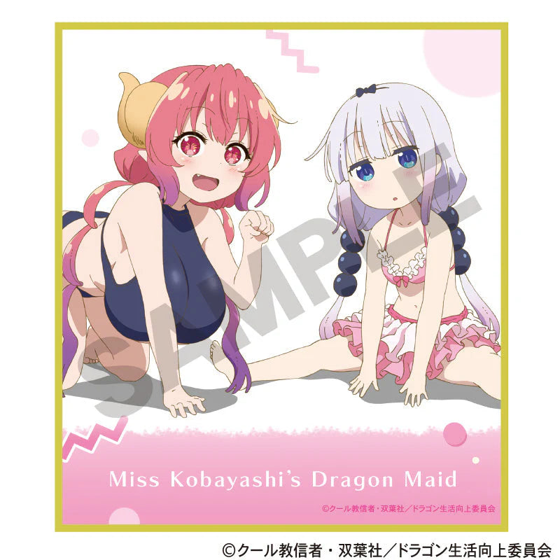 Miss Kobayashi's Dragon Maid trading mini colored paper (set of 10) 小林家的龍女僕 色紙