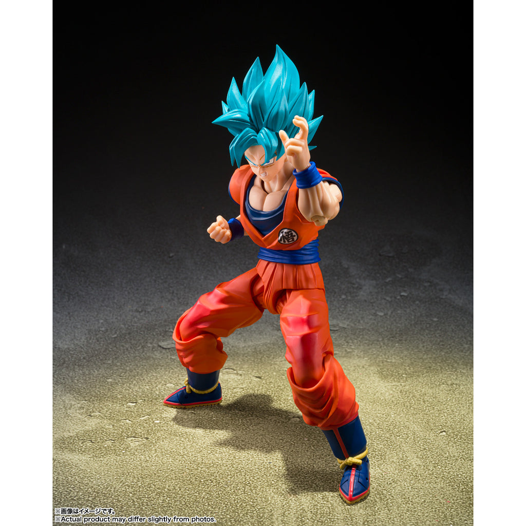 SHF SSGSS SON GOKU (BLUE POWER TRANSCENDING LIMITS) 龍珠 超級 撒亞人 神 孫 悟空