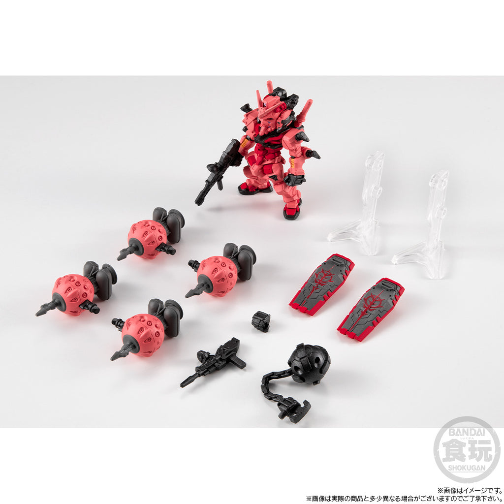 FW GUNDAM CONVERGE CORE RED GUNDAM SET W/O GUM 機動戰士 紅色 高達