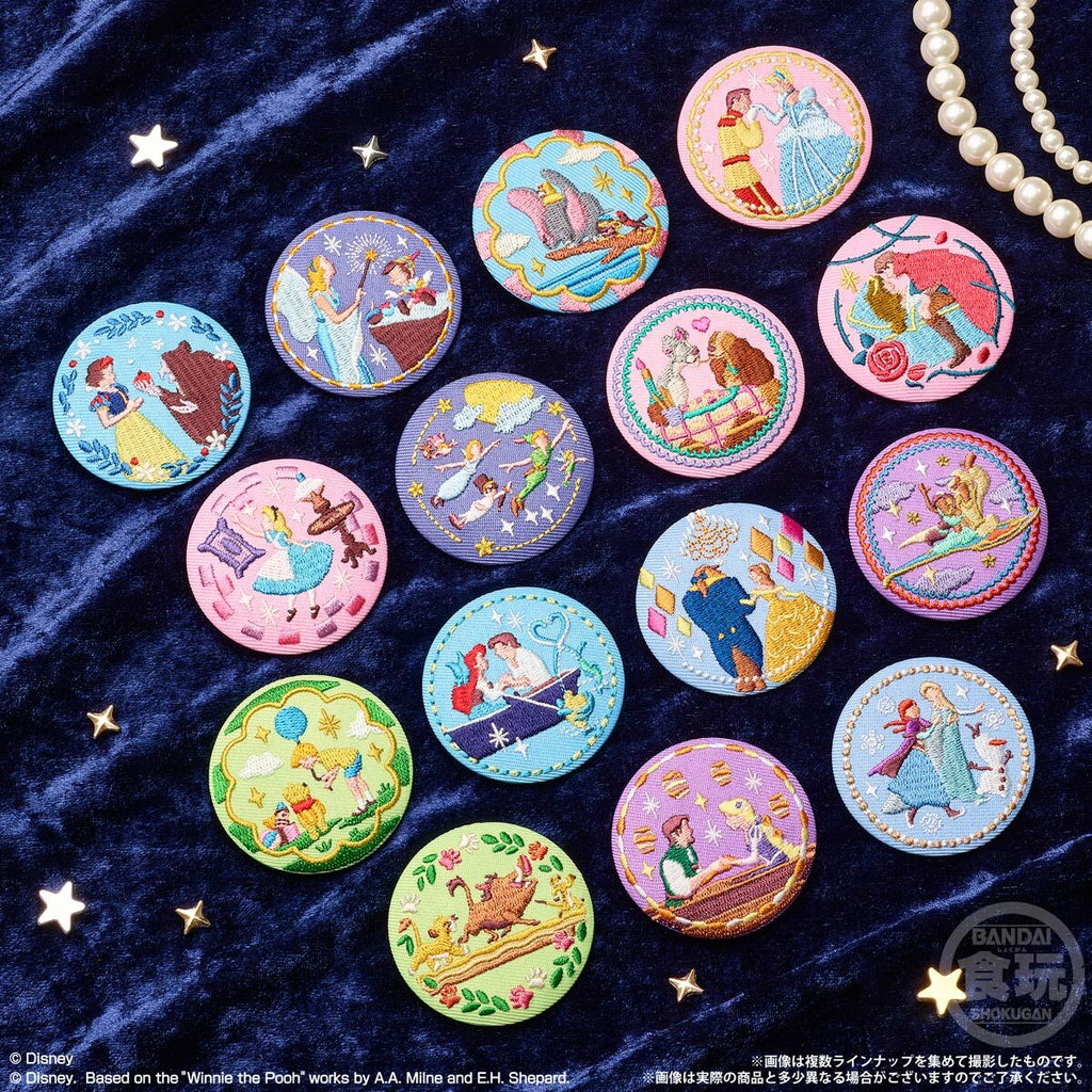 Disney Characters Embroidered Biscuit Badge vol. 1 (pack of 12) 迪士尼 刺繡 襟章
