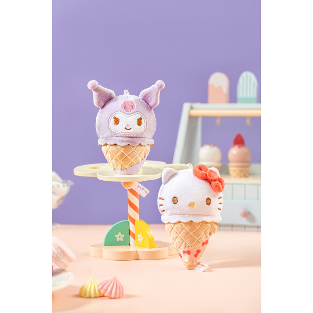 Sanrio characters Ice Cream Cone Series Plush Relaxing Toy (set of 6) 三麗鷗