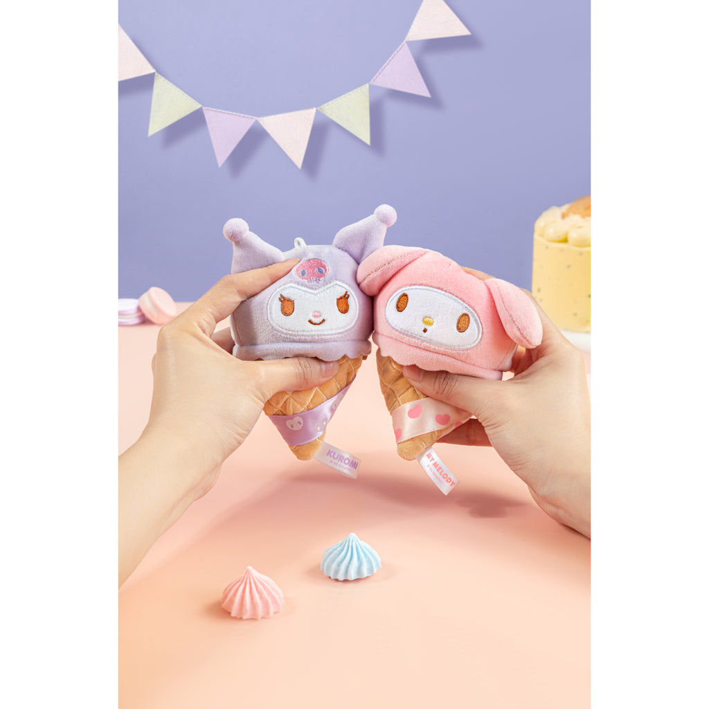 Sanrio characters Ice Cream Cone Series Plush Relaxing Toy (set of 6) 三麗鷗