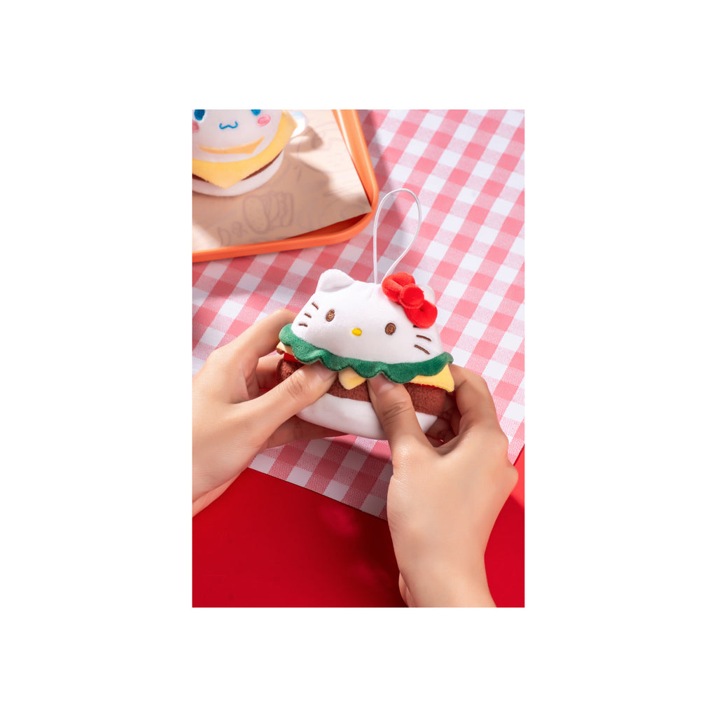 Sanrio characters Burger Series Plush Relaxing Toy (set of 6) 三麗鷗