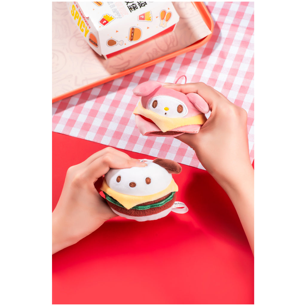 Sanrio characters Burger Series Plush Relaxing Toy (set of 6) 三麗鷗