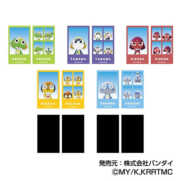 New Sergeant Keroro movie 2026 Memory Cut ID Photo Sticker (set of 7) 軍曹