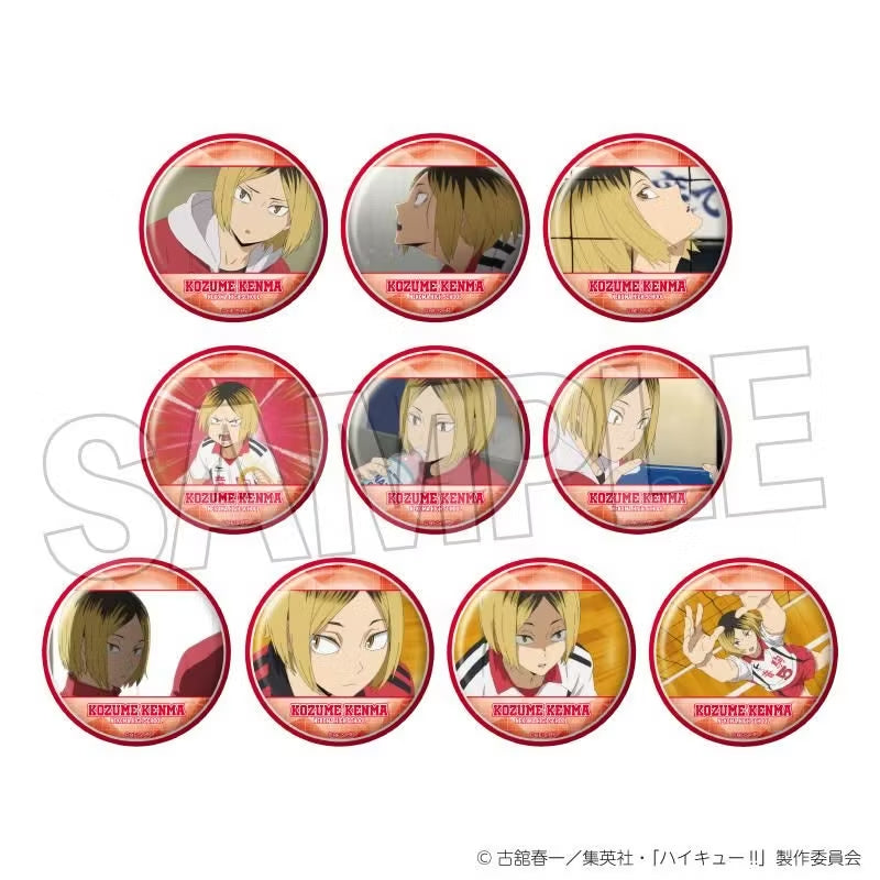 Haikyu!! Trading Can Badge Kozume Kenma (set of 10) 排球少年 孤爪研磨 襟章