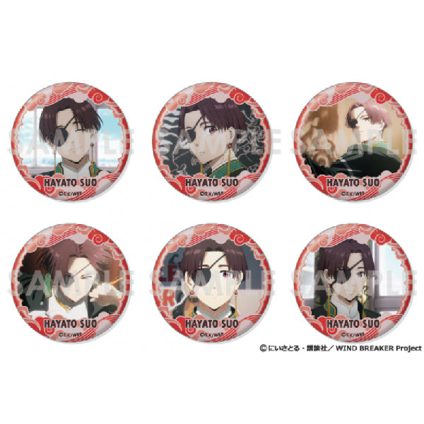WIND BREAKER Tin Badge Set Sofang Junhi Full Selection (Set of 6) 防風少年 蘇枋隼飛 襟章