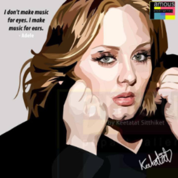 Pop Art Wall Decoration Drawing (Adele) 掛畫