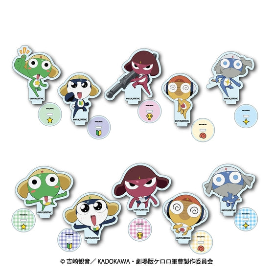 Sergeant Keroro Trading Mini Acrylic Stand (pack of 10) 軍曹 立牌