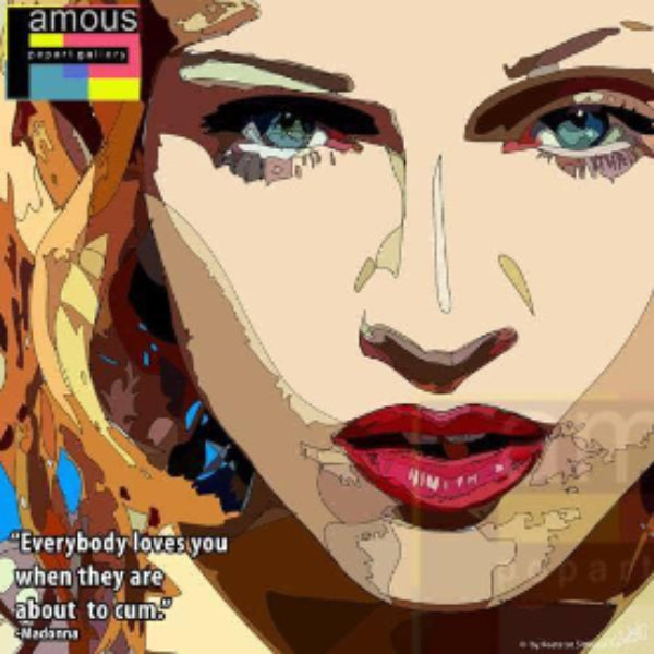 Pop Art Wall Decoration Drawing (Madonna) 掛畫