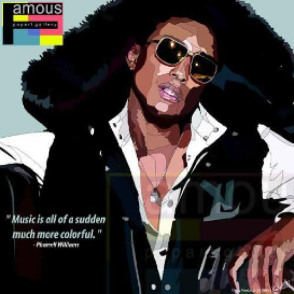 Pop Art Wall Decoration Drawing (Pharrell Williams) 掛畫