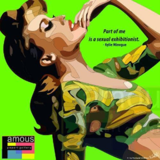 Pop Art Wall Decoration Drawing (Kylie Minogue) 掛畫