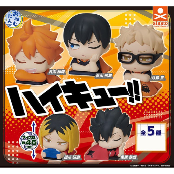 Haikyu !! Onemutan Sleeping Figure Collection (set of 5) (2024 Sep resale ver.) 排球少年 扭蛋 gashapon capsule
