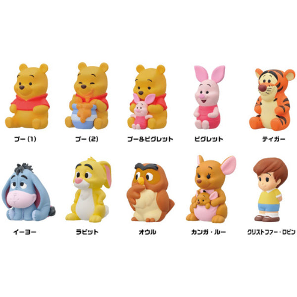 Winnie the Pooh Soft Vinyl Puppet Mascot (set of 10) 小熊維尼 豬仔 跳跳虎 瑞比 (2024 Jan Resale ver.)