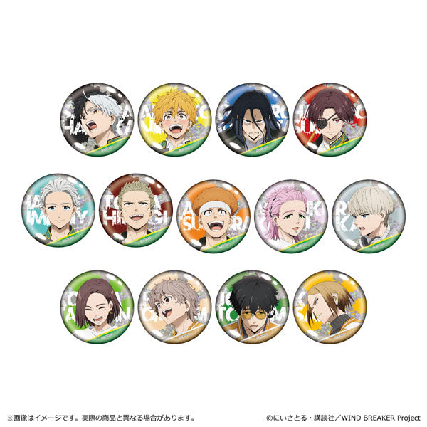 WIND BREAKER Hologram Can Badge (set of 13) 防風少年 防風鈴 襟章 徽章