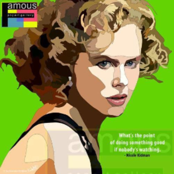 Pop Art Wall Decoration Drawing (Nicole Kidman) 妮歌潔曼 掛畫