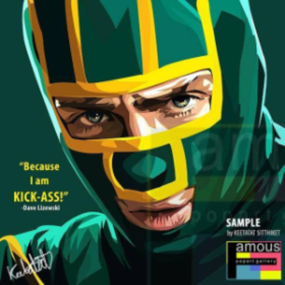 Pop Art Wall Decoration Drawing (Dave Lizewski - Kick Ass) 掛畫 David Lizewski