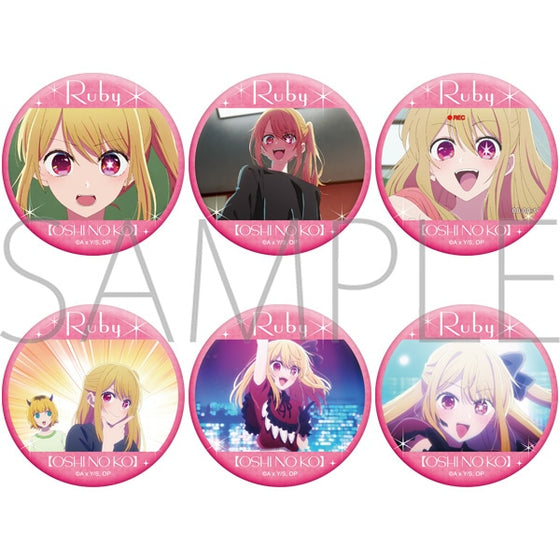 [Oshi-no-ko] Oshi character badge collection Ruby (set of 6) 我推的孩子 襟章 星野瑠美衣 露比