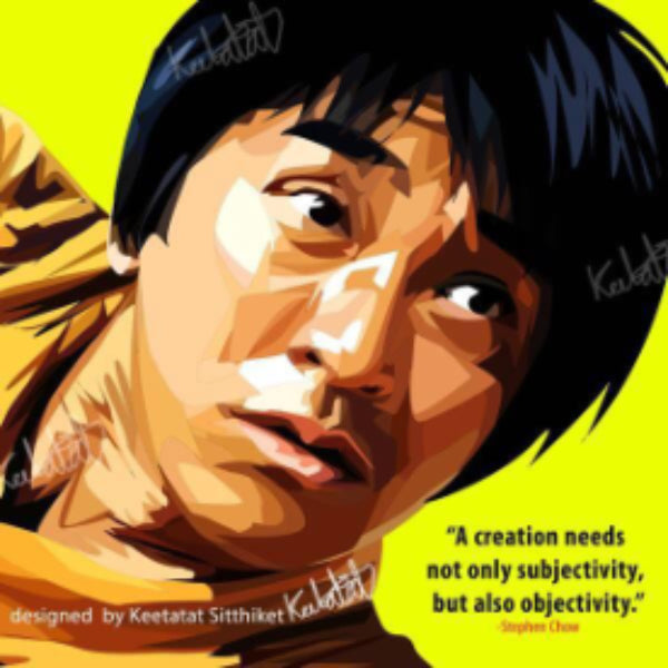 Pop Art Wall Decoration Drawing (Stephen Chow) 周星馳 掛畫