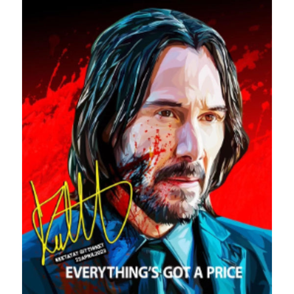 Pop Art Wall Decoration Drawing (John Wick - Everything's got a price) 殺神 捍衛任務 掛畫