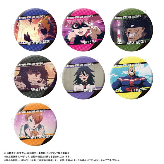 Vigilante My Hero Academia ILLEGALS Trading Can Badge (set of 7) 我的英雄學院 襟章