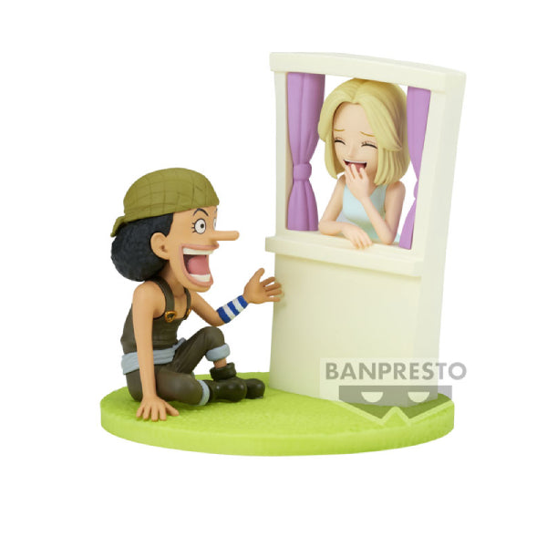 ONE PIECE WORLD COLLECTABLE FIGURE LOG STORIES-USOPP&KAYA- 海賊王 烏索普 騙人布 可雅 WCF