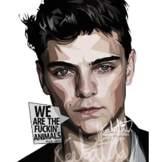 Pop Art Wall Decoration Drawing (Martin Garrix) 掛畫
