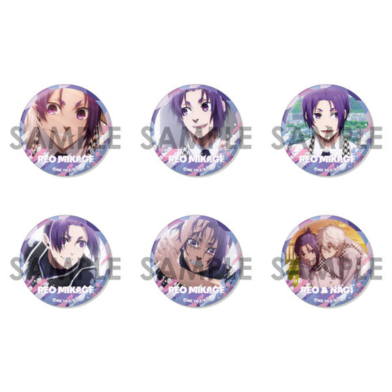 Blue Lock Can Badge Set 2 Mikage Reo Selection (set of 6) 藍色監獄 御影玲王 襟章 ippai