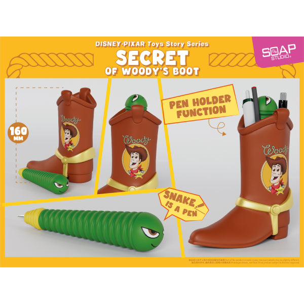 Disney Pixar Woody's boot pen holder 彼思 迪士尼 反斗奇兵 胡迪 ornament