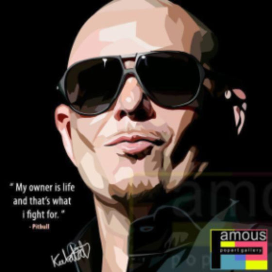 Pop Art Wall Decoration Drawing (Pitbull) 掛畫