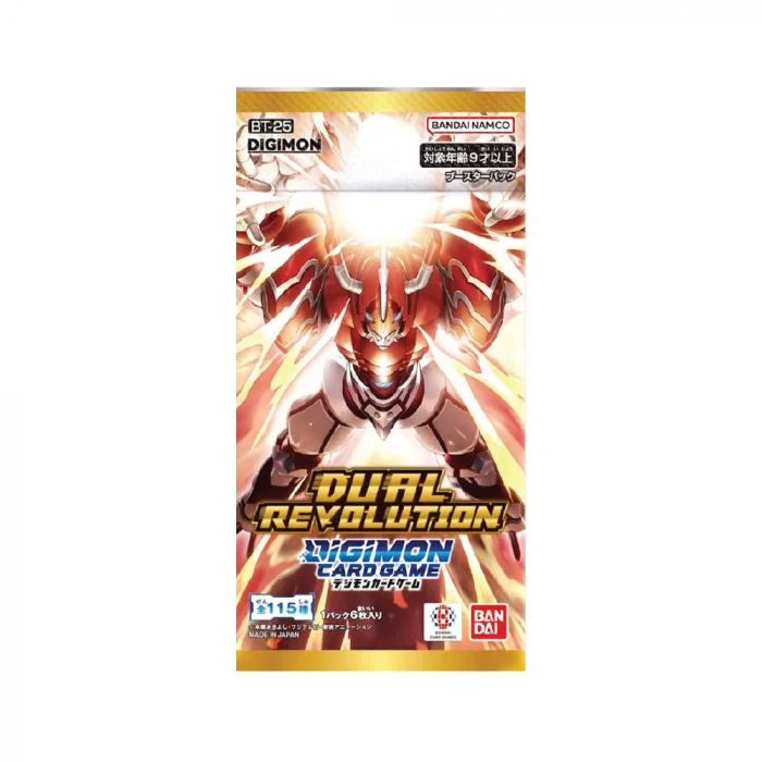 Digimon Card Game Booster Pack DUAL REVOLUTION [BT-25] 卡牌 數碼暴龍 補充包