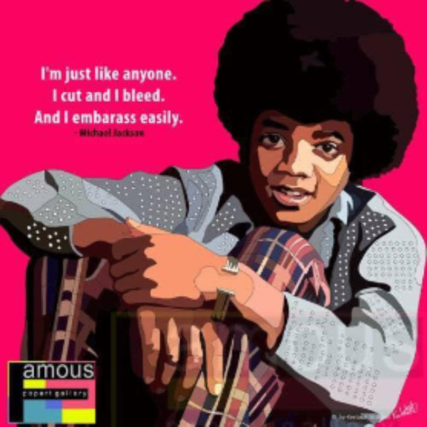 Pop Art Wall Decoration Drawing (Michael Jackson - Young) MJ 米高·積遜 掛畫