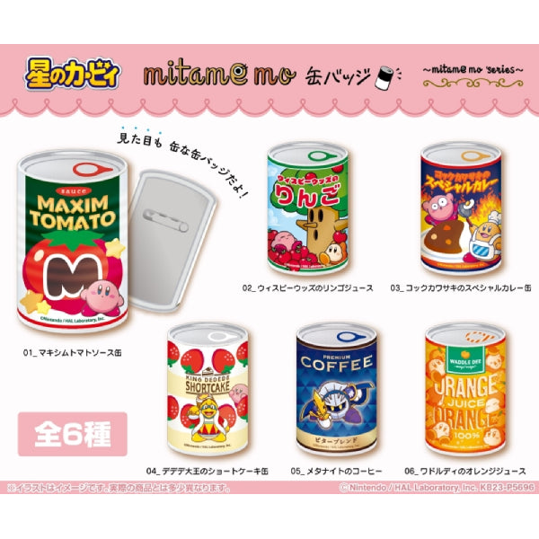 Kirby of the Stars mitamemo can badge (set of 6) 星之卡比 襟章