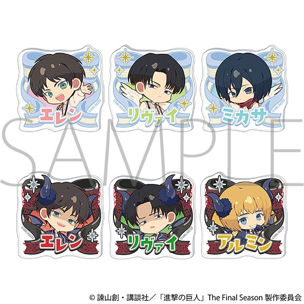 Attack on Titan Acrylic Badge - Angels and Demons (pack of 6) 進擊的巨人