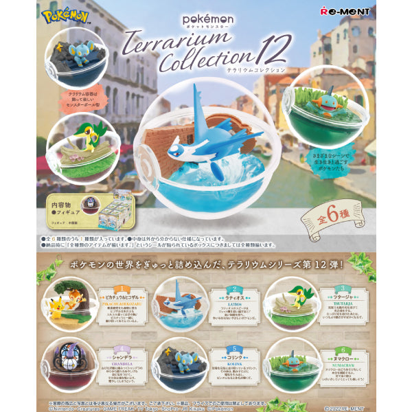 REMENT - POKEMON Terrarium 12 (set of 6) 寵物小精靈 寶可夢 2024 July Resale ver.)
