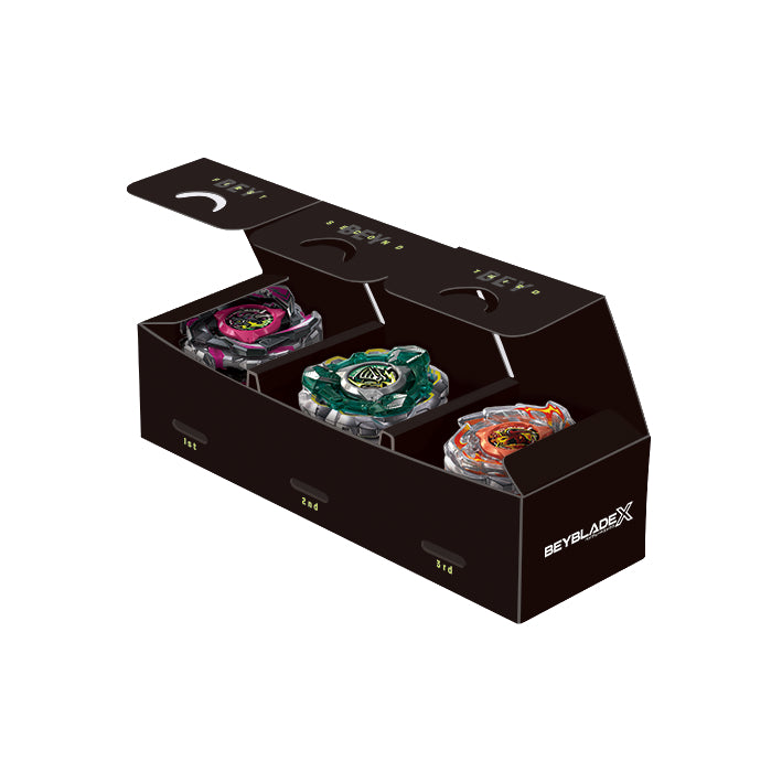 BeybladeX Accessory BX-57 3 on 3 Deck Case (Black Version) [Official Import]