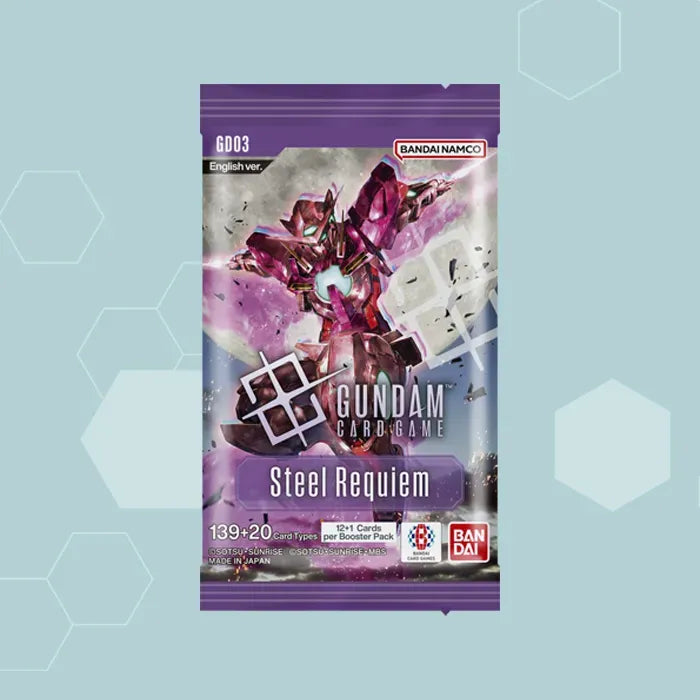 GUNDAM CARD GAME Booster Pack Steel Requiem [GD03] 機動戰士 高達 卡牌