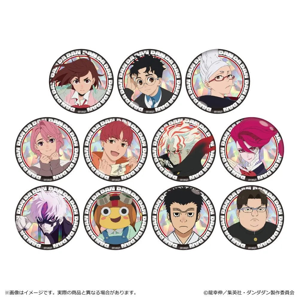 Dandadan Holographic Can Badge (set of 11) 膽大黨 襟章 吧唧 徽章