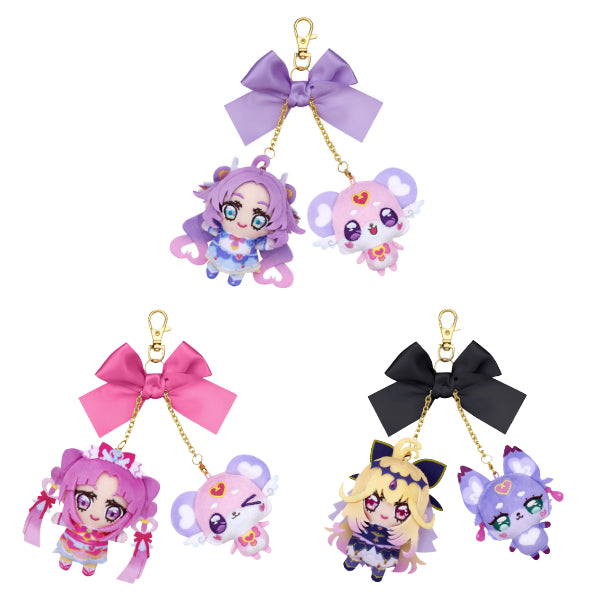 Detective PreCure! Key Chain Mascot (Cure Answer & Pochitan Mascot / Mystic & Pochitan Mascot / Cure Arcana Shadow & Mashutan  Mascot) 偵探光之美少女 Pretty Cure 毛公仔吊飾