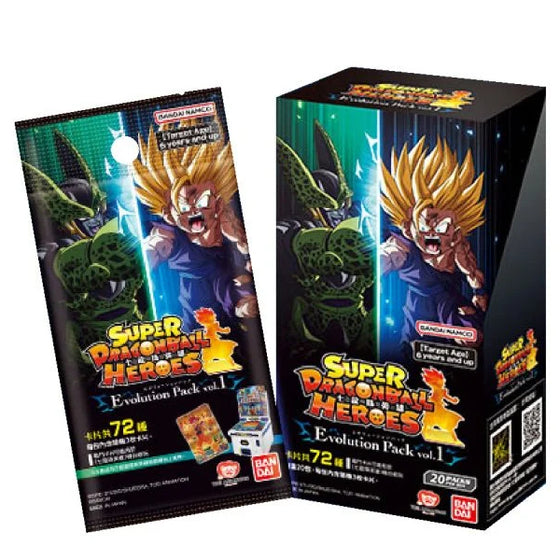SUPER DRAGONBALL HEROES EVOLUTION PACK Ver.1 龍珠 進化篇 卡牌