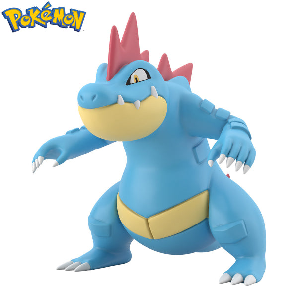 POKEMON SCALE WORLD JOHTO REGION FERALIGATR W/O GUM 寵物小精靈 寶可夢 大力鱷 城都地區